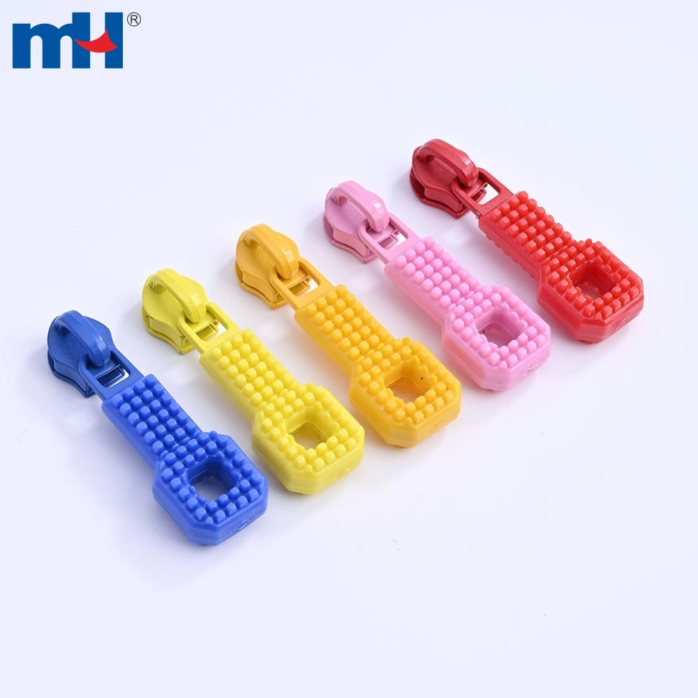 Wholesale Custom 7# Non-lock Zipper Slider with Decorative Puller