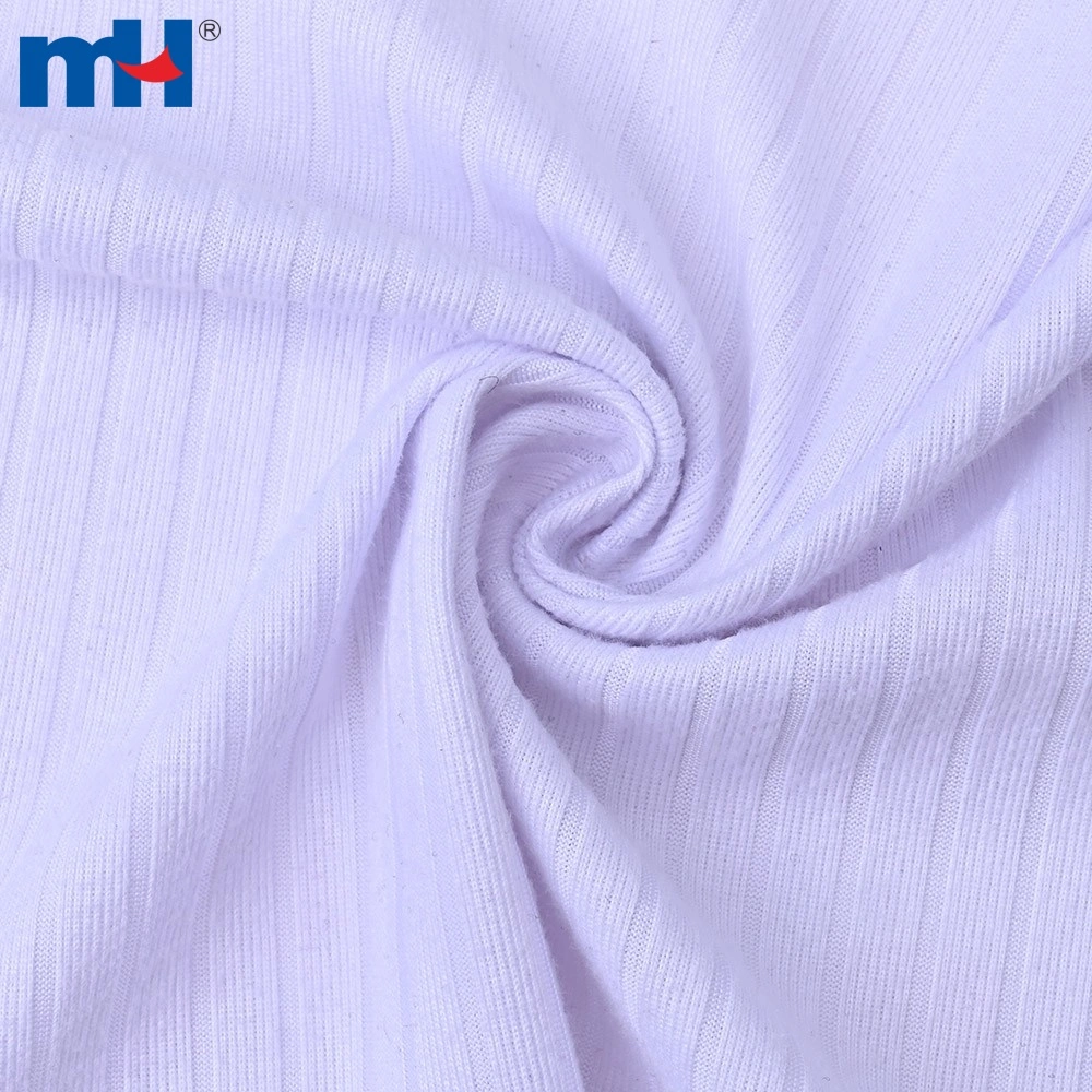 95 Polyester 5 Spandex 8*3 Rib Knit Fabric - Double Brushed 95 Polyester 5 Spandex 8*3 Rib Knit Fabric - Double Brushed