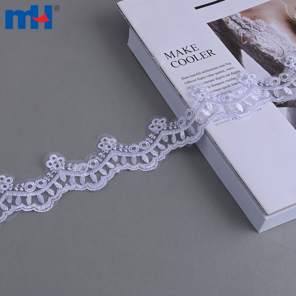 5yard 8cm Accessoires De Vêtement Couleur Exquise Dentelle Tissu