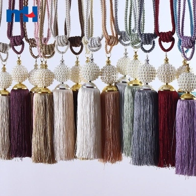 35cm Pearl-Handled Curtain Tieback Tassel