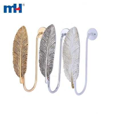 Feather Leaf Curtain Holdbacks