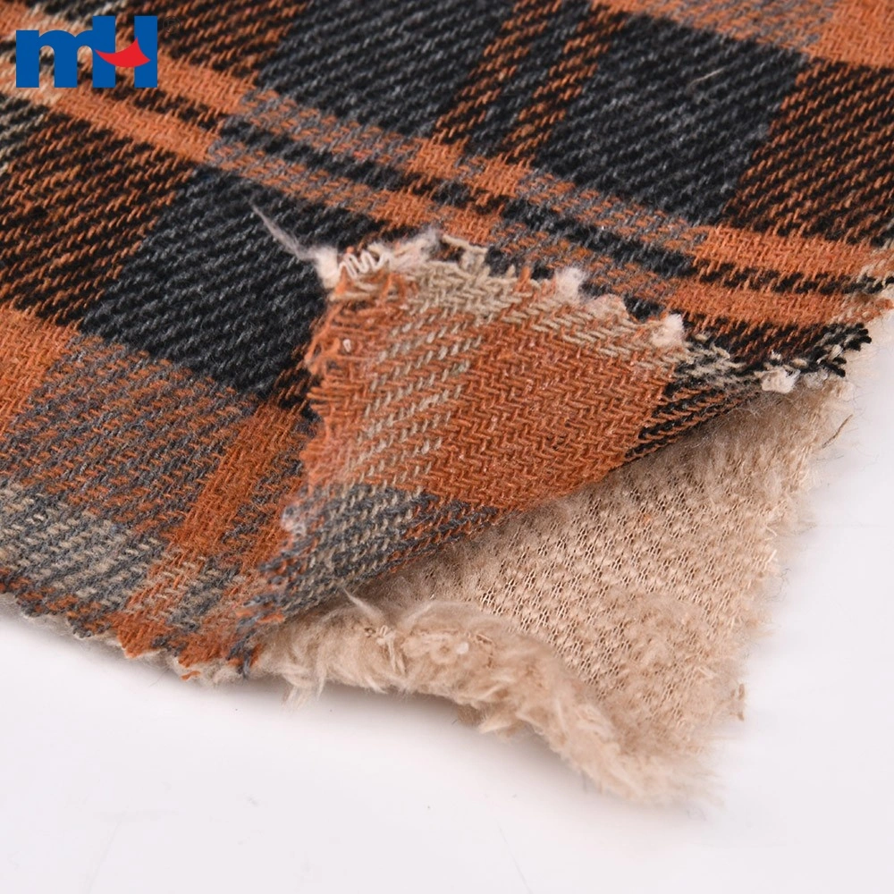 Wholesale Recycled Cotton Check Fabric for Shirts from MH
