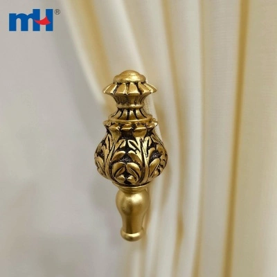 Gold Decorative Resin Curtain Holdback