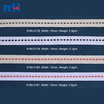 Dotted Herringbone Cotton Webbing Tape