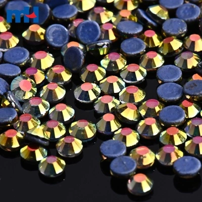 SS10 Gold AB Hotfix Rhinestone