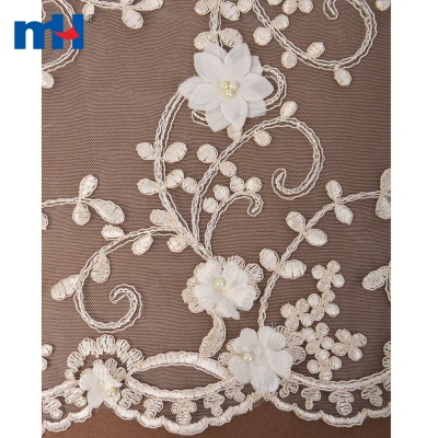 3D Wedding Lace Fabric