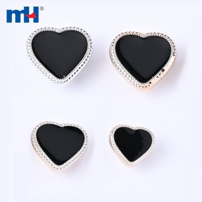 Plastic Oil Heart Button