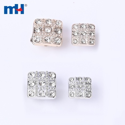 Plastic Rhinestone Button