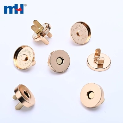 Extra-Thick Full-Cover Round Magnetic Snap Button