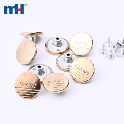 Gold Tack Button for Jeans