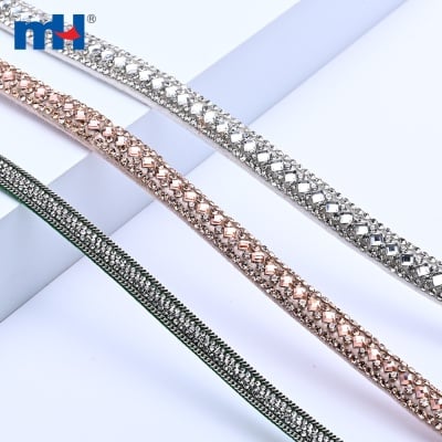 Half-Round Rhinestones Shoelace