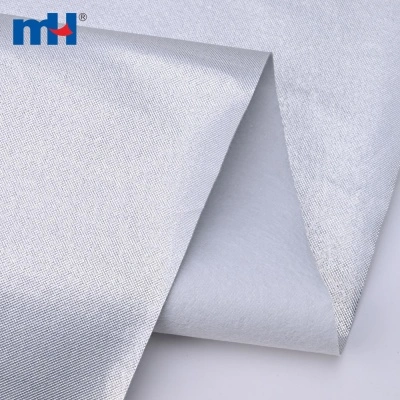 Matte Diamond-pattern Silver Laminated Spunlace Non-Woven Fabric
