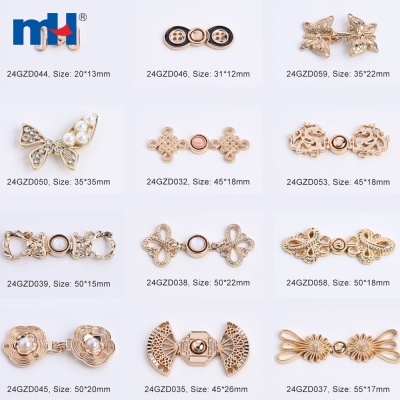 Ornament Clasp Button