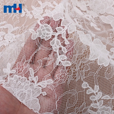 Polyester Cotton Tricot Lace Fabric