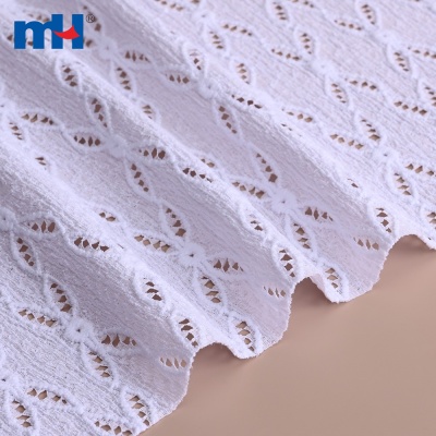 Polyester Spandex Tricot Lace Fabric