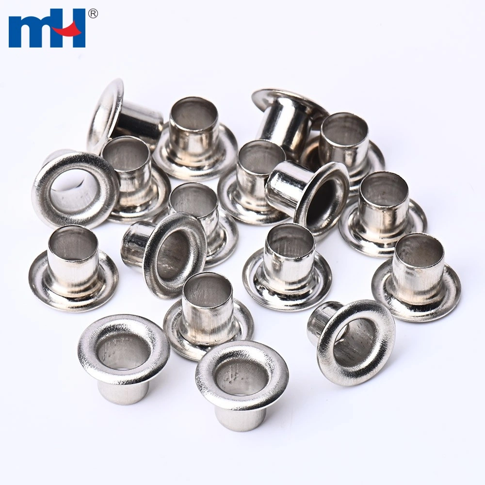 Surface Eyelets MH Wholesale Iron Flat Surface Eyelet Grommet with Washer