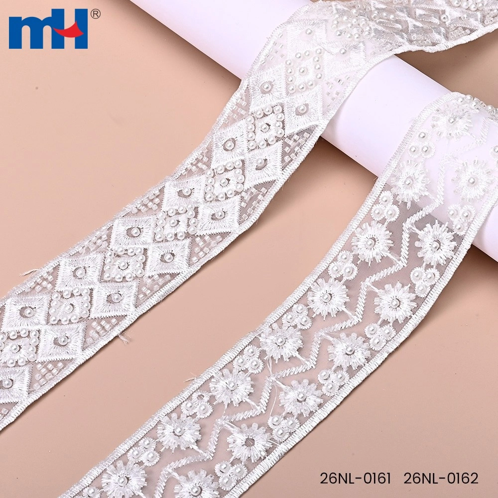 Organza Spitzenbesatz
