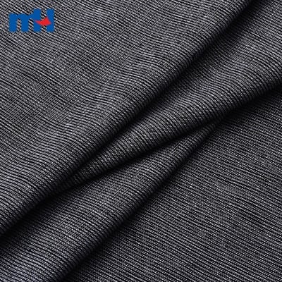 Polyester Viscose Slub Jersey Knitted Fabric