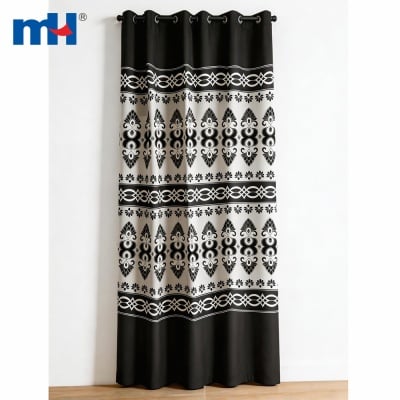Printed Blackout Curtain Fabric