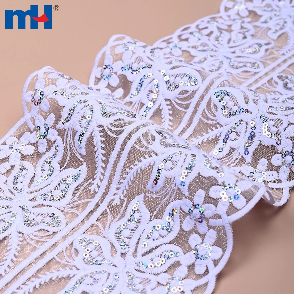 Organza dantelli bezak