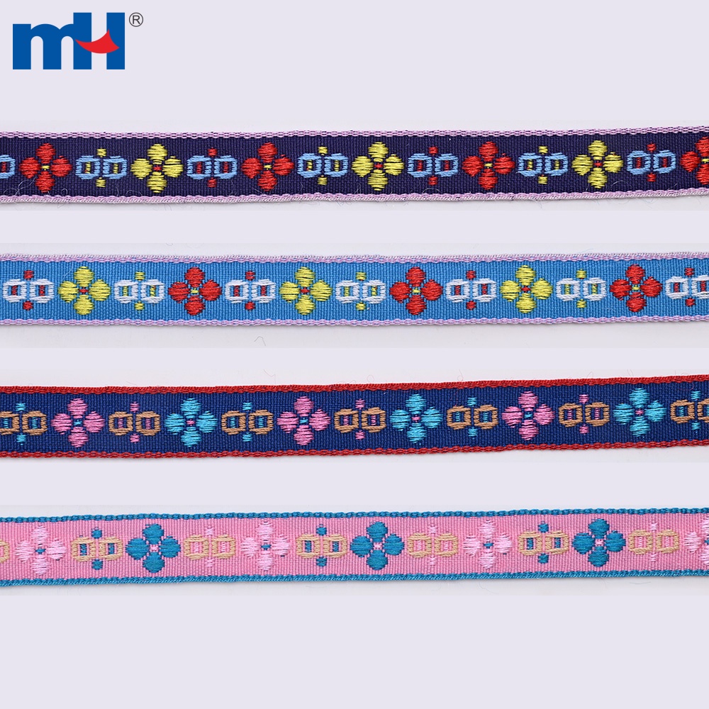 6137-0185 Fita Jacquard Tradicional Tecida