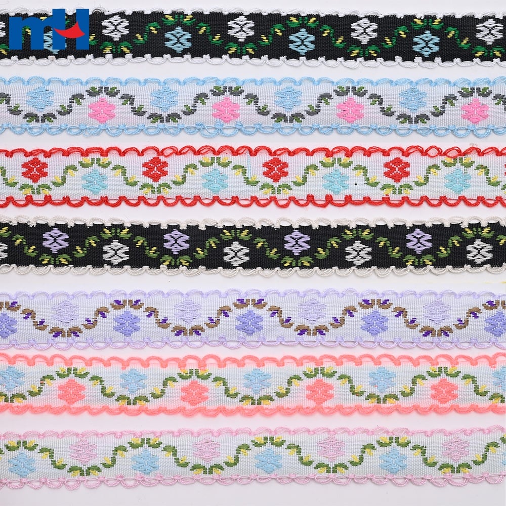 6137-0191 Cinta jacquard tejida tradicional