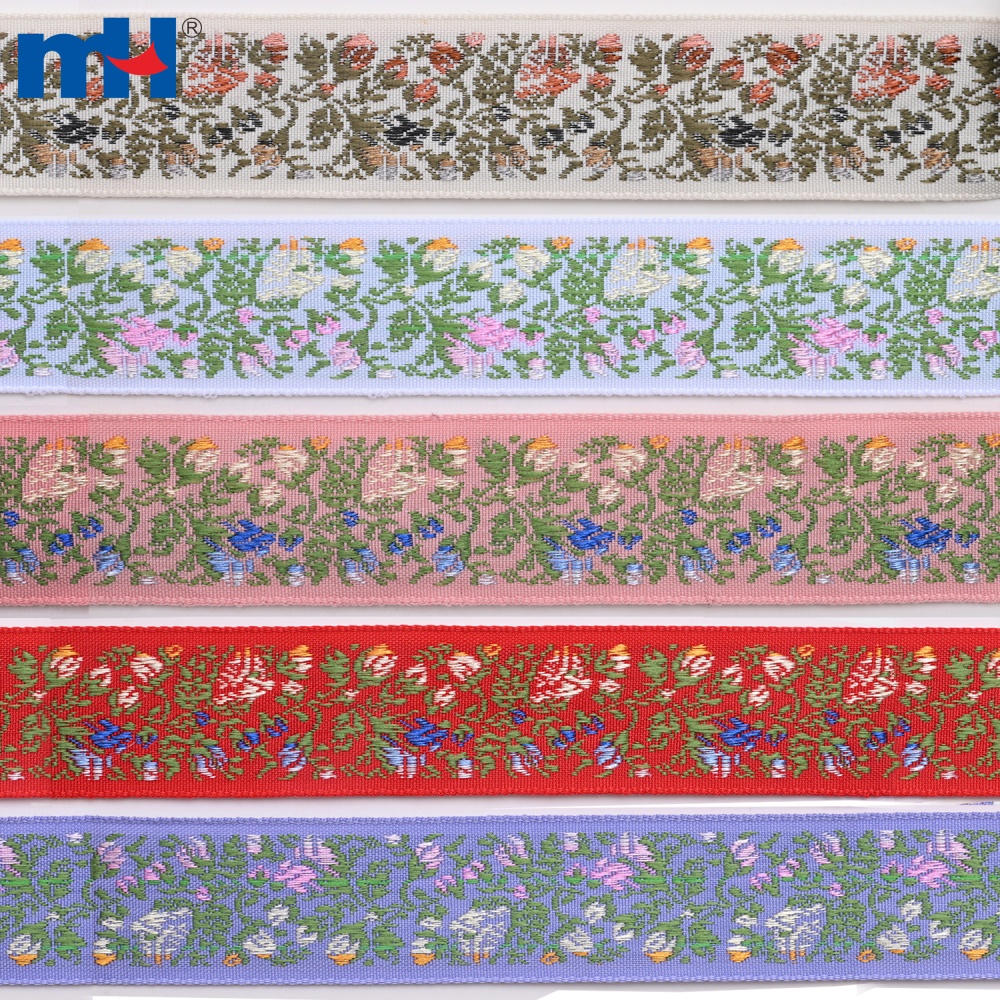 6137-0212 Cinta jacquard tejida tradicional