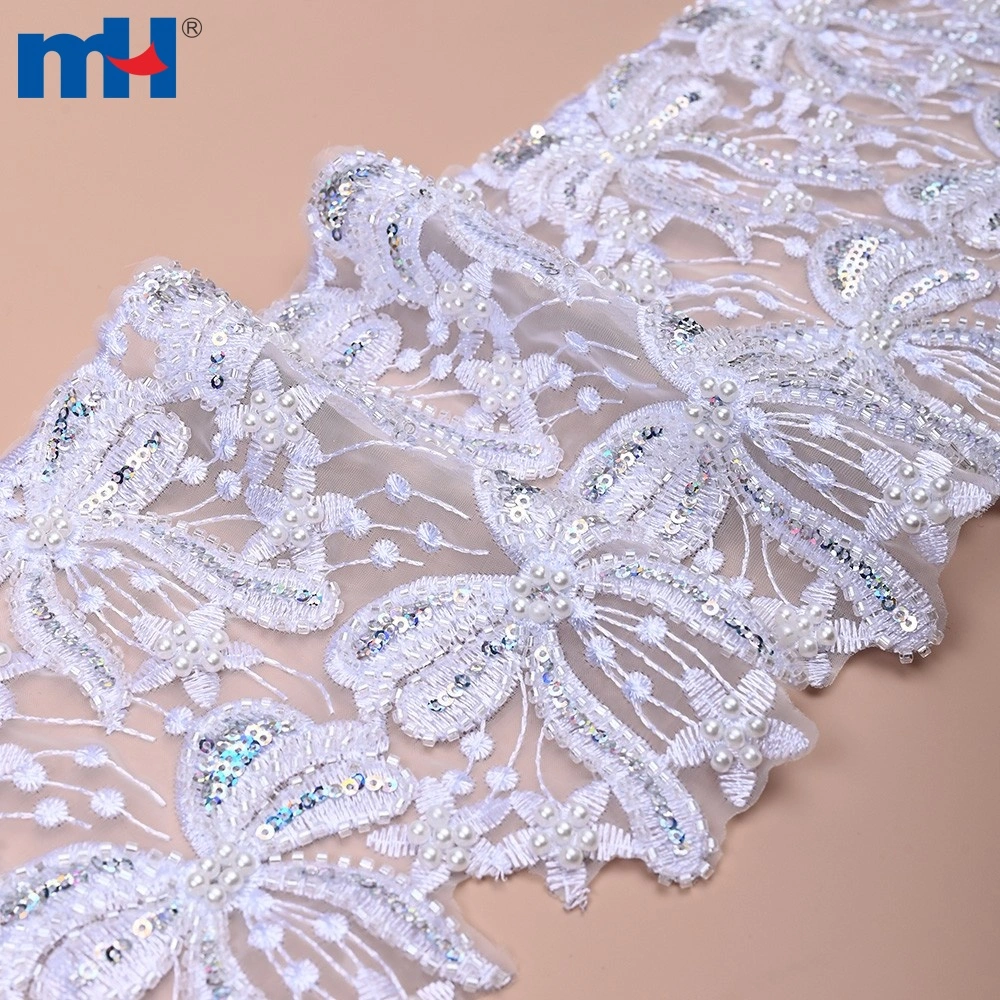 Organza Spitzenbesatz