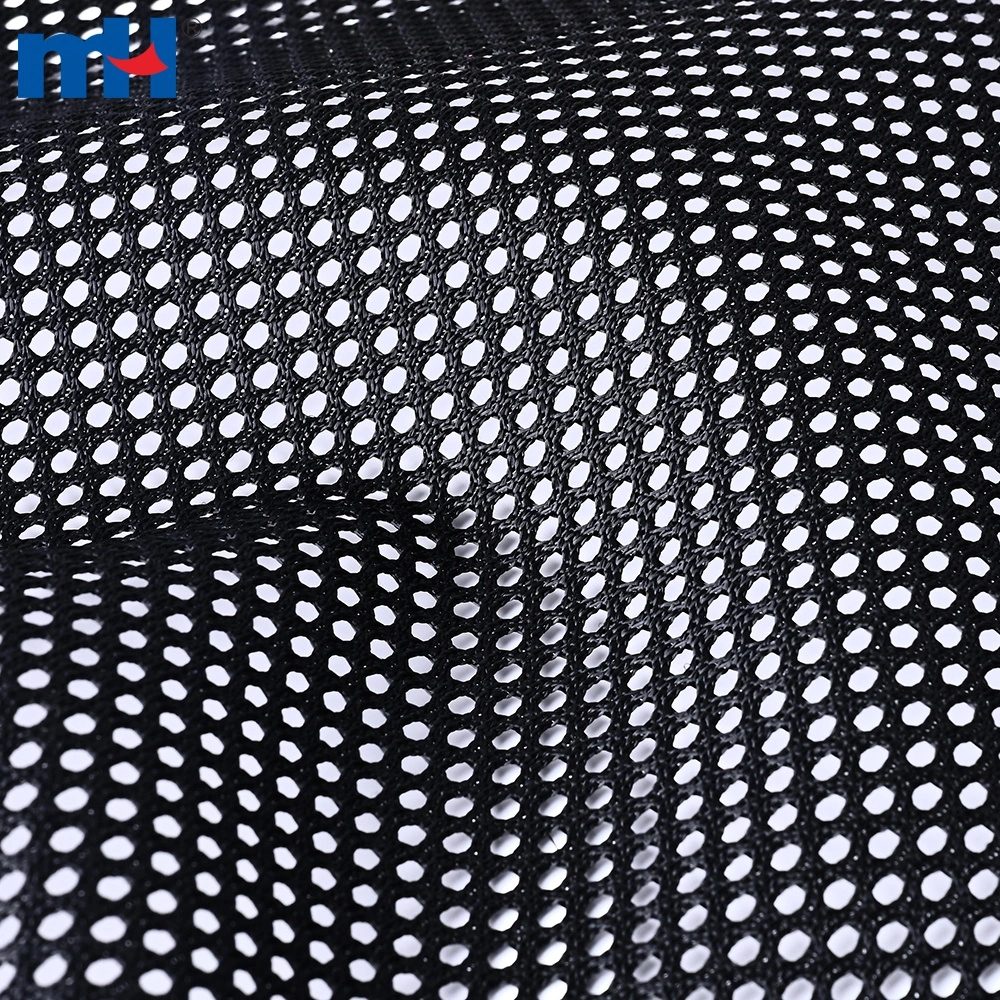 Malapitang pag-angat ng tekstura ng 100% Polyester Cradle Mesh na tela