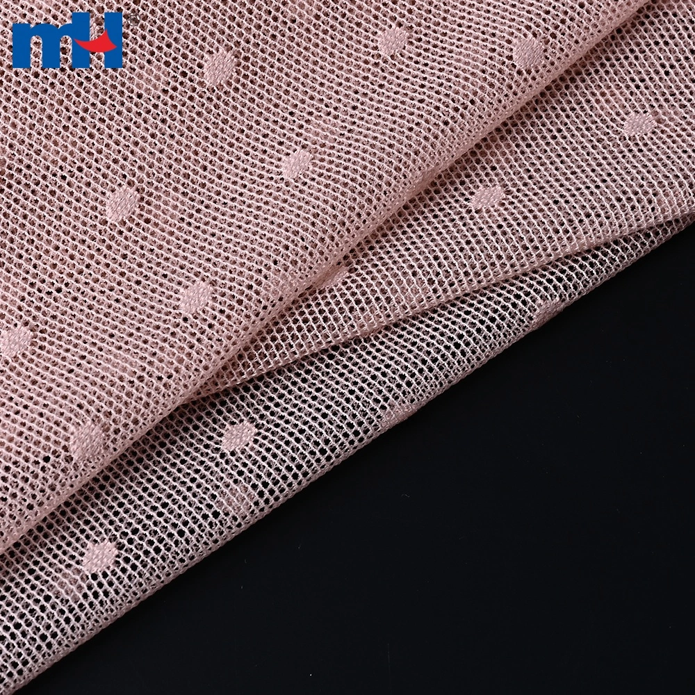 Neylon Spandex nuqta mesh Net mato dastur vitrini
