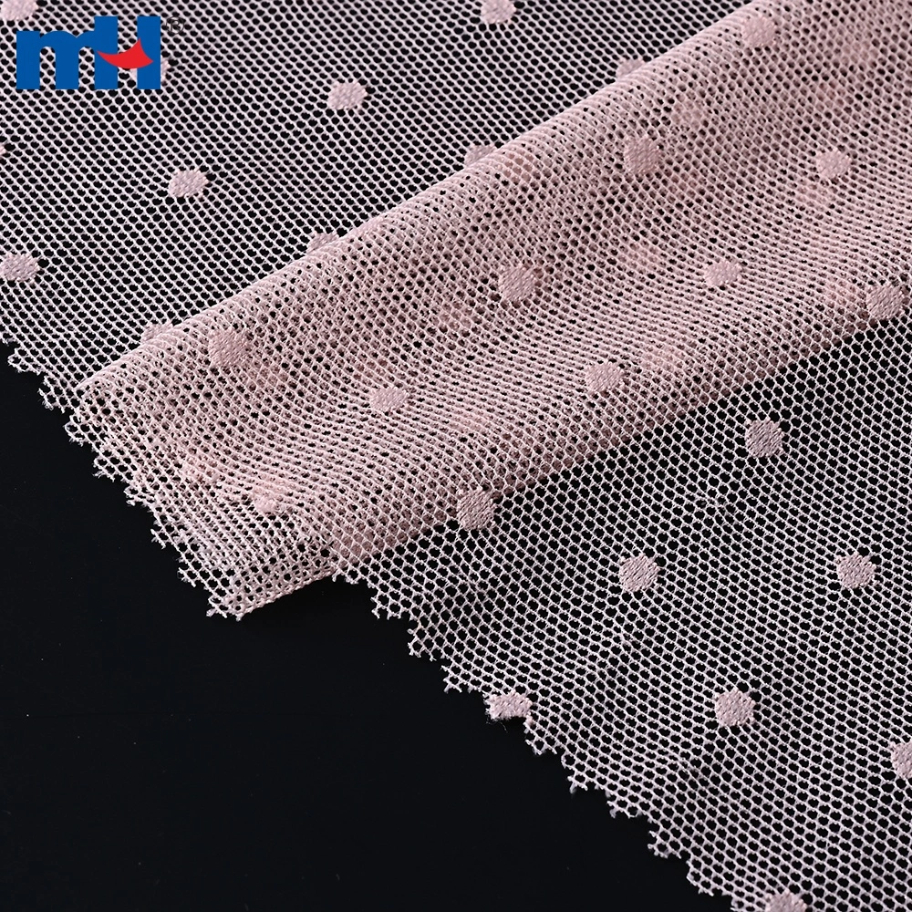 Neylon Spandex nuqtali to'rli to'r mato