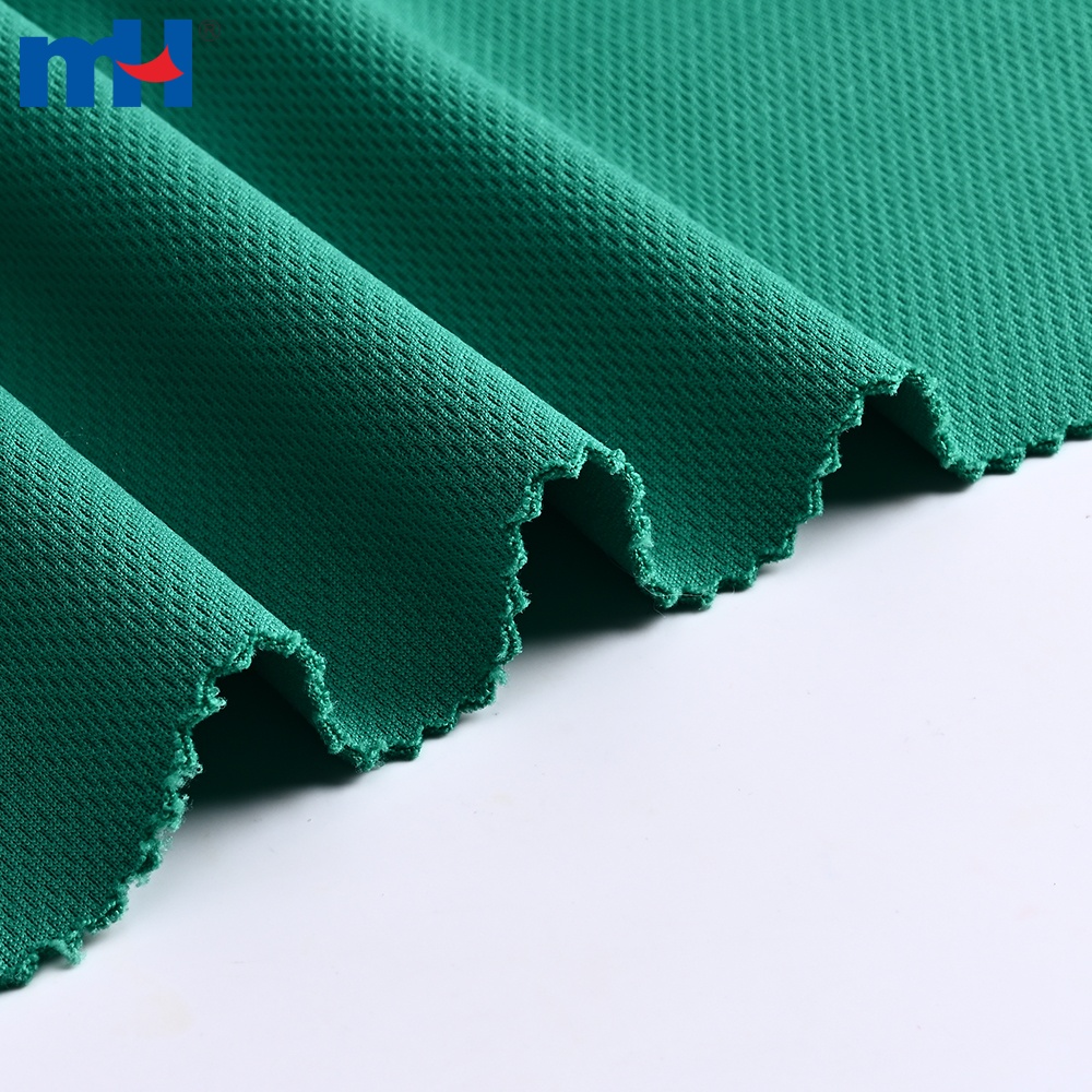 Bird Eye Mesh Compound Flat Knit Fabric texture close-up