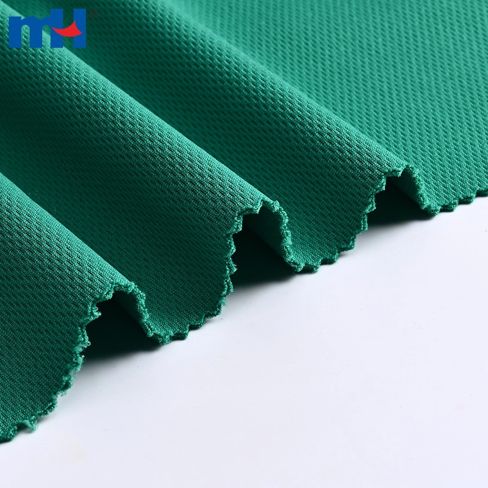 Bird Eye Mesh Compound Flat Knit Fabric texture close-up