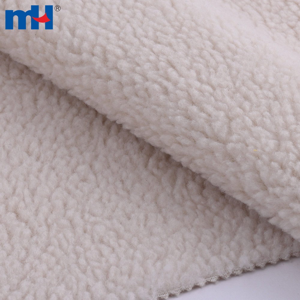 Polar Fleece Bonded Sherpa texture close-up