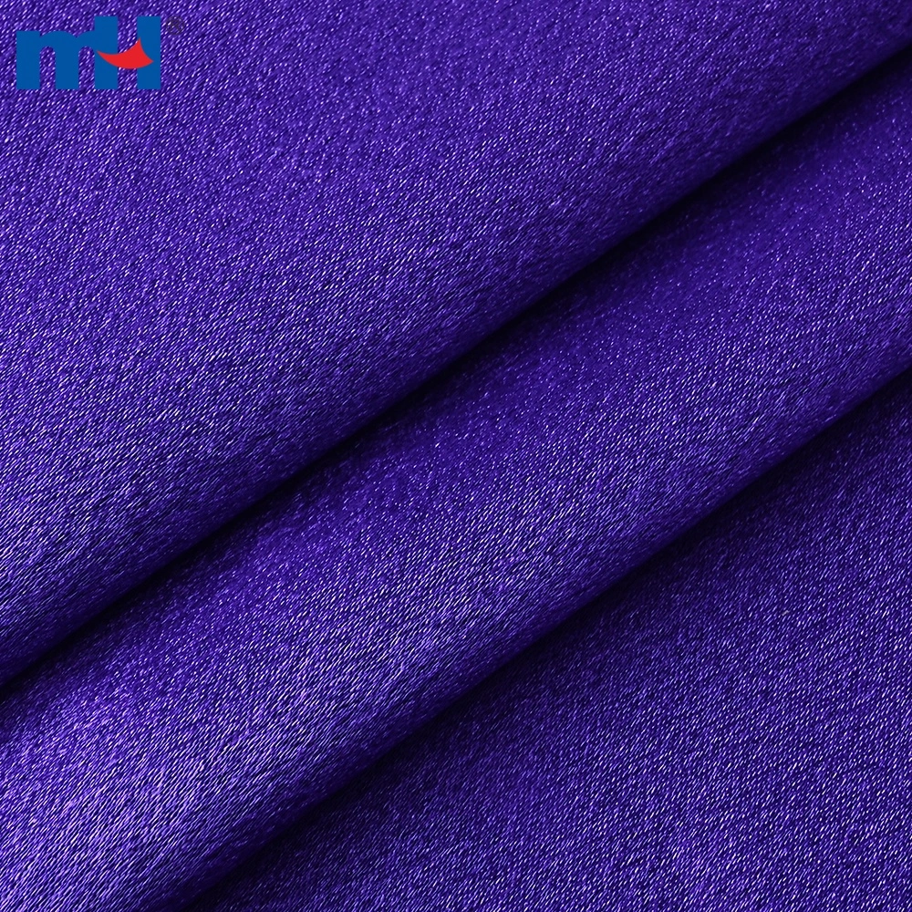 Detailansicht des glänzenden amerikanischen Satin-Polyestergewebes