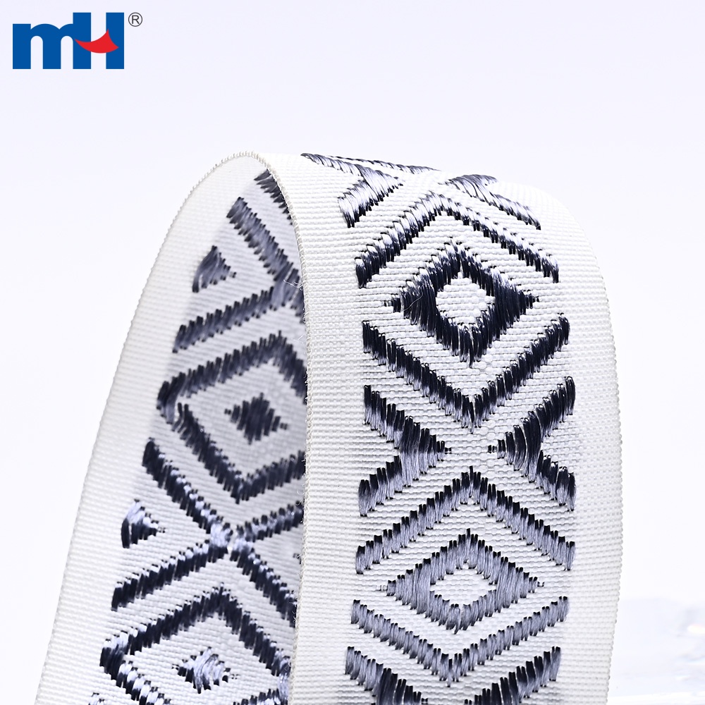 Polyester-Jacquard-Matratzeneinfassungsband mit gekettelten Kanten