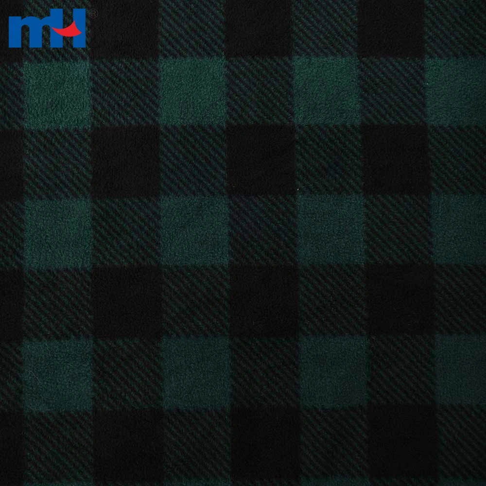 Printed Polar Fleece Fabric drape showcase