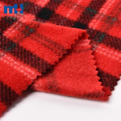 Bedrucktes Polar-Fleece-Gewebe, doppelt gebürstet, 100D/144F, 180 g/m²