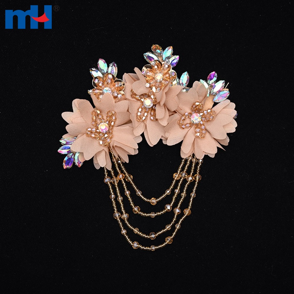 26NL-0260 Aplique de encaje floral