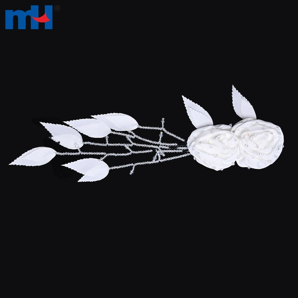 26NL-0258 Sequin Flower Lace Applique