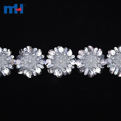Beaded Sequin Lace Trimming