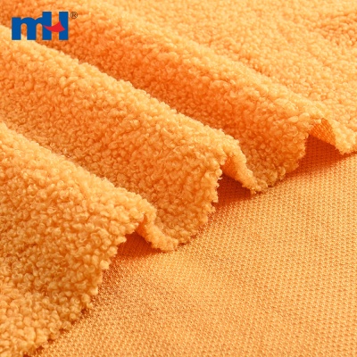100% Polyester Faux Sherpa Lamb Fur Fabric