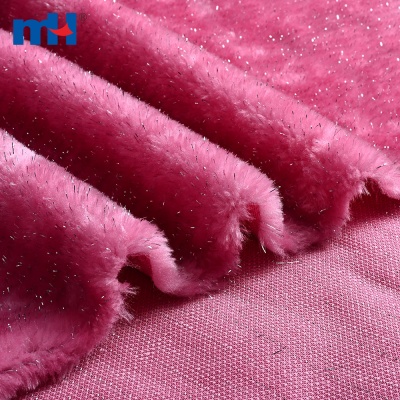 100% Polyester Flat Sheared Faux Wool Fur Fabric