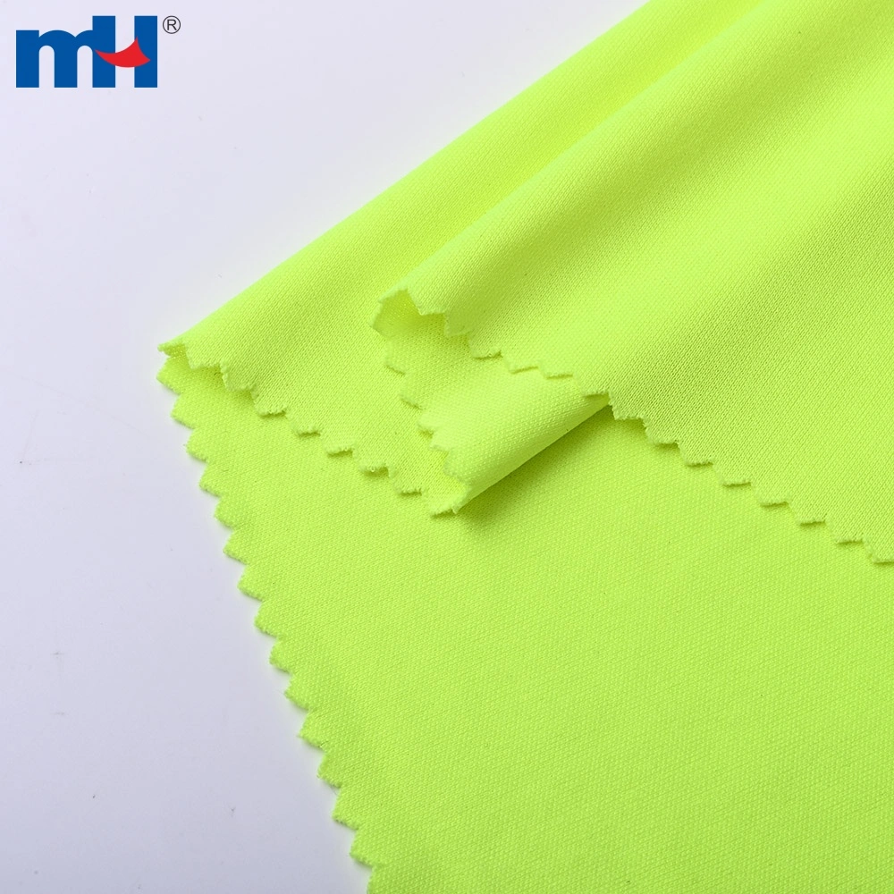 Tissu interlock lisse et plat 100 % polyester 110 g/m² 160 cm