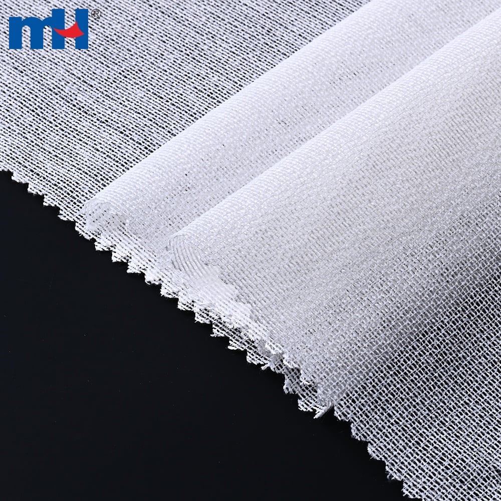 Détail du tissu d'entoilage tissé du manteau
