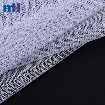 Polyester Hexagonal Mesh Net Fabric mesh structure detail