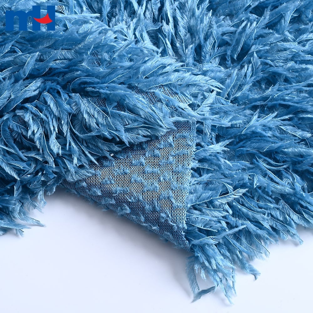Silky Feather Velvet Faux Fur Fabric 160cm color options