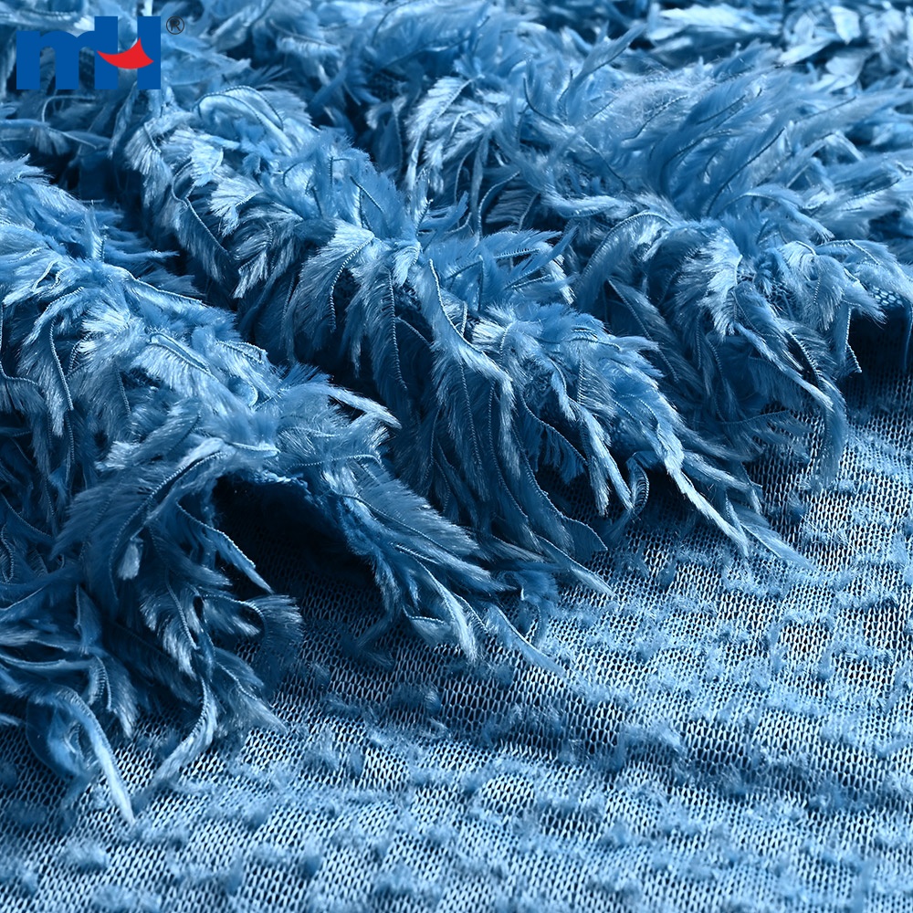 Vải nhung mềm mại, giả lông thú, 100% polyester, 450g/m², 160cm