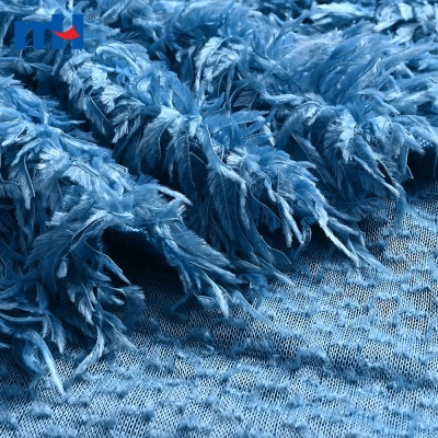 Silky Feather Velvet Faux Fur Fabric 100% Polyester