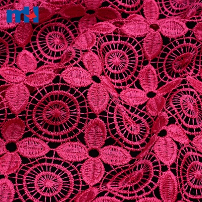 Tissu de dentelle chimique soluble dans l'eau